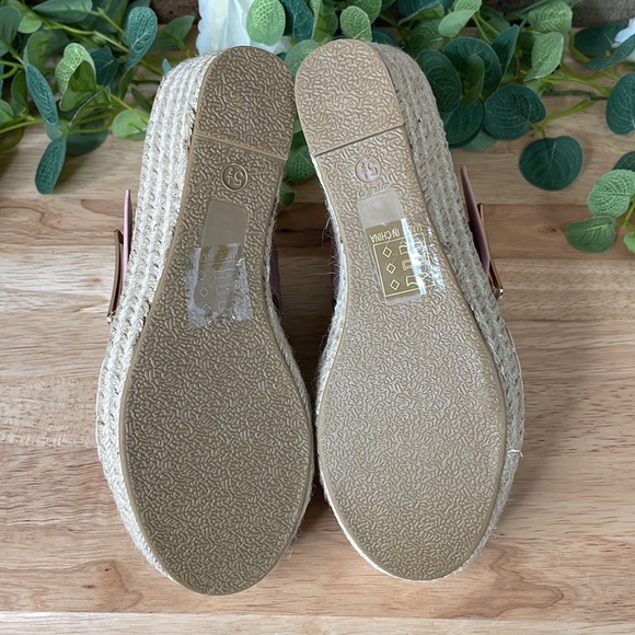 Vintage Havana Pink Wedge Sandal 5.5M - Picture 5 of 6